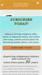 Mobile Screenshot of alabamaheritage.com